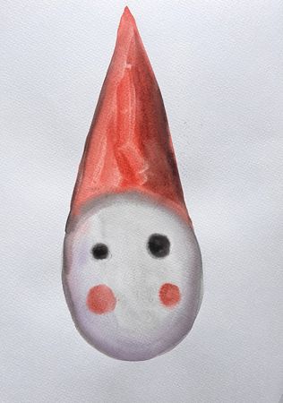 Лина Кордюченко (Авторская графика - 
                  20 x 30 см) Потрет Красного Колпачка