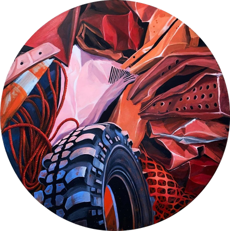 Ольга Батыршина (Картина, живопись - 
                  100 x 100 см) Untitled №5