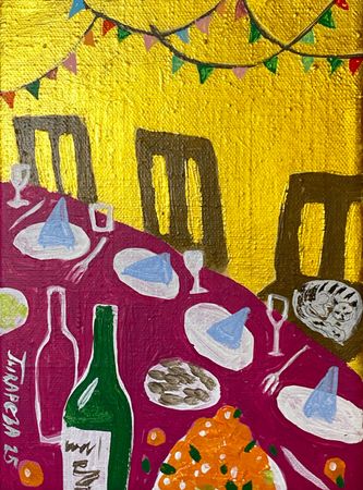 Анастасия Трапезникова (Картина, живопись - 
                  15 x 20 см) Holiday mood