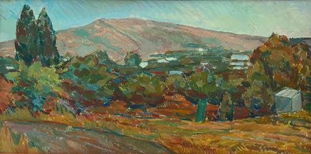 Елизавета Тульчинская (Картина, живопись - 
                  53 x 28 см) В Керчи
