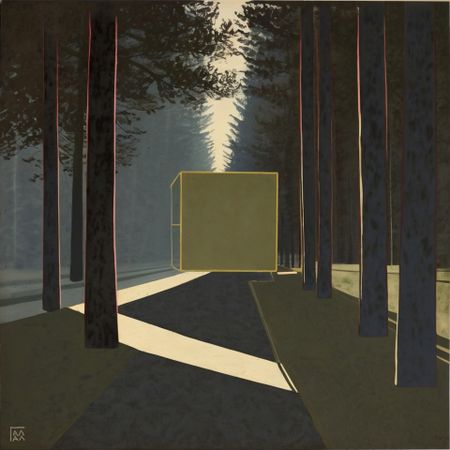 Александр Галяцкий (Графика цифровая (принты) - 
                  60 x 60 см) Прогулка