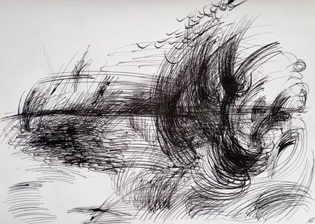 Маргарита Чигодайкина (Авторская графика - 
                  59.4 x 42 см) Абсолютное поле 11