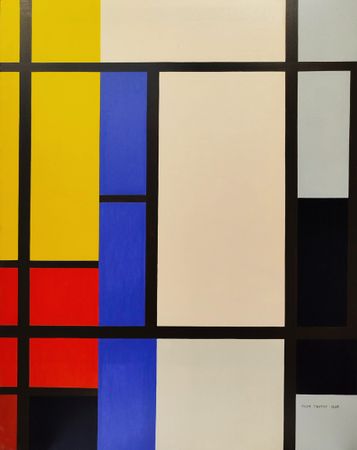 Рауф Туктар (Картина, живопись - 
                  73 x 92 см) О! Да! Мондриан!