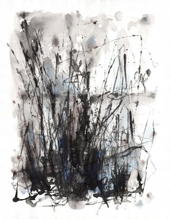 Татьяна Ивченкова (Авторская графика - 
                  50 x 65 см) На том берегу