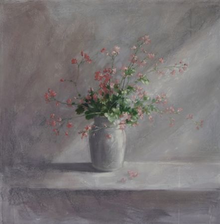 Катя Тетто (Авторская графика - 
                  60 x 60 см) Герань