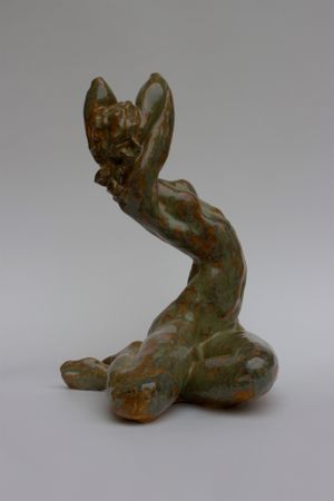 Наташа Муравет (Скульптура - 
                  20 x 30 см) Выдох (воздух)