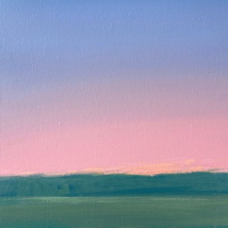Александра Савина (Картина, живопись - 
                  30 x 30 см) Летний вечер