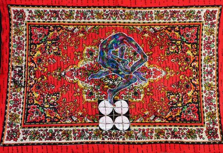 Александра Халипская (Картина, живопись - 
                  200 x 150 см) Колыбель равновесия