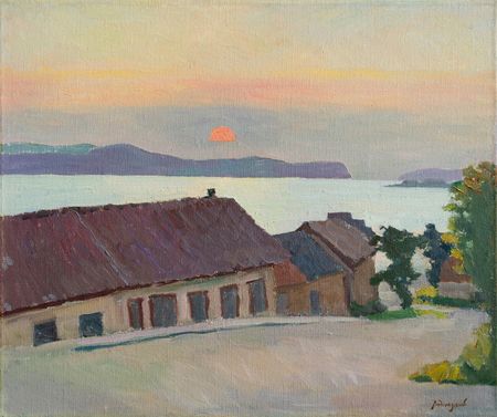 Николай Водолазский (Картина, живопись - 
                  60 x 50 см) Вечер. Остров Чан-Дао