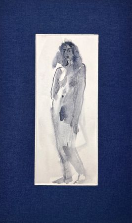 Люсинэ Туманян (Авторская графика - 
                  20 x 34 см) Обнажённая