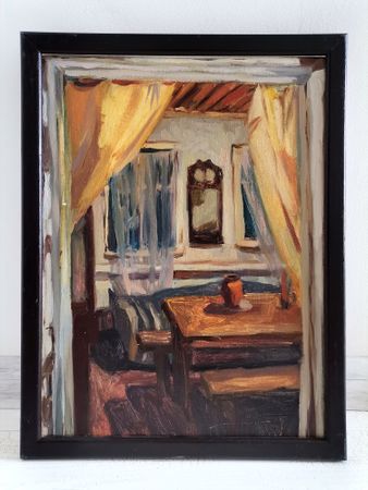 Ольга Семченко (Картина, живопись - 
                  34 x 45 см) Вечер