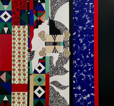 Ёкуб Бекназаров (Картина, живопись - 
                  117 x 110 см) Арабеска