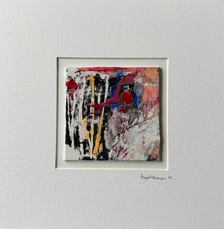 Кристина Агельская (Авторская графика - 
                  25 x 25 см) Pink sunrise