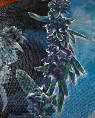 Ева Аракчеева (Картина, живопись - 
                  40 x 40 см) Метафора 8. Отражение