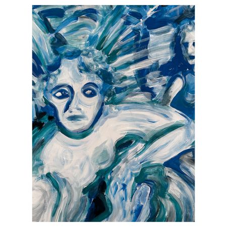 Анна Филиппова-Широкая (Авторская графика - 
                  42 x 59.4 см) Ангелы