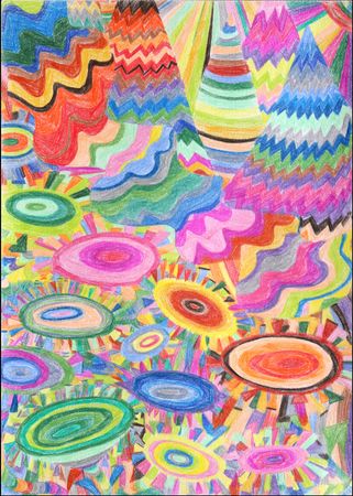 Ирина Шумская (Авторская графика - 
                  20 x 30 см) Утренний пейзаж