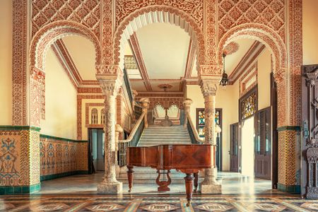 Евгений Доманов (Фотография - 
                  70 x 50 см) Дворец Паласио де Валье