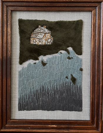 Елизавета Тарасова (Вышивка - 
                  18 x 23 см) Конец лета