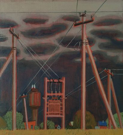Анастасия Мотина (Картина, живопись - 
                  40 x 45 см) Молодая семья