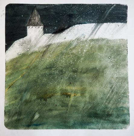 Полина Волкоморова (Графика печатная - 
                  50 x 50 см) Казань (2)