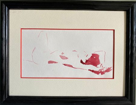 Алина Буглеева (Картина, живопись - 
                  22 x 17 см) Naked