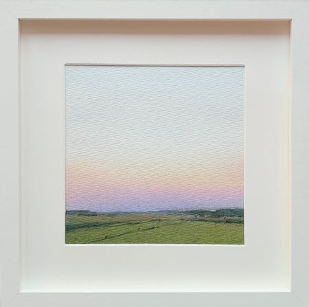 Александра Савина (Авторская графика - 
                  22 x 22 см) Белорусская степь