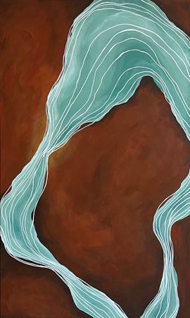 Полина Мотовилова (Картина, живопись - 
                  60 x 100 см) Оазис