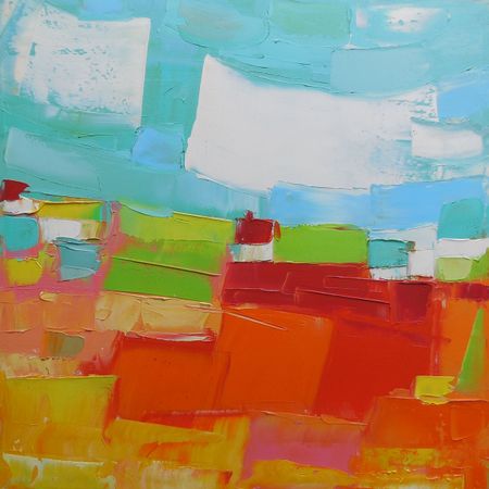 Андрей Шенгелия (Картина, живопись - 
                  40 x 40 см) Perfect place 4