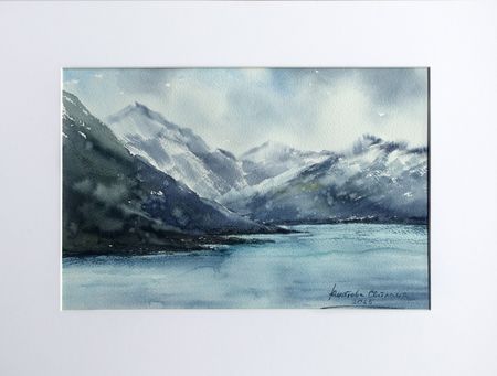 Светлана Юматова (Авторская графика - 
                  40 x 30 см) Туманы