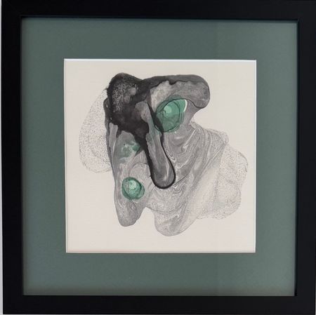 Виктория Марченко (Авторская графика - 
                  30 x 30 см) Green series