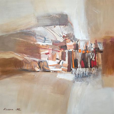 Татьяна Кирикова (Картина, живопись - 
                  100 x 100 см) Осенняя Симфония