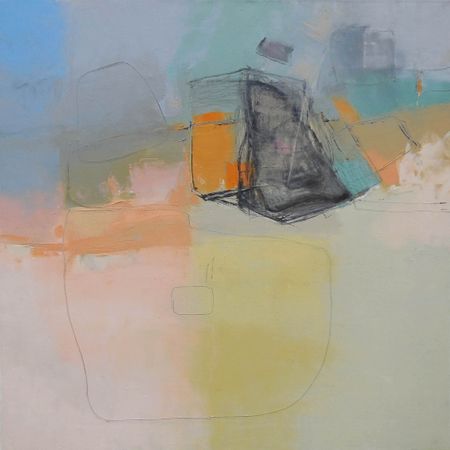 Андрей Шенгелия (Картина, живопись - 
                  75 x 75 см) Unstructured figure