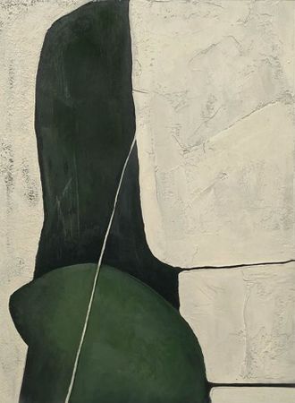 Наталия Подольная (Картина, живопись - 
                  55 x 75 см) Диалог зеленого