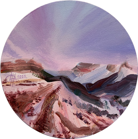 Динара Хёртнагль (Картина, живопись - 
                  20 x 20 см) Skylights