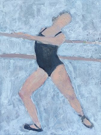 Дарья Петухова (Авторская графика - 
                  15 x 20 см) Балетный класс