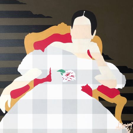Александр Заболотный (Картина, живопись - 
                  50 x 50 см) Girl