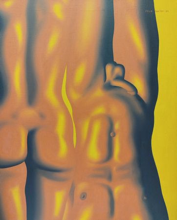 Рауф Туктар (Картина, живопись - 
                  65 x 81 см) Нудистский пляж