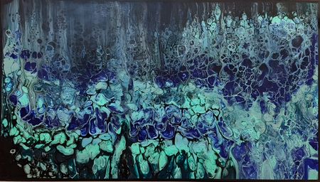 Елена Казанская (Картина, живопись - 
                  70 x 40 см) Глубины безмолвия
