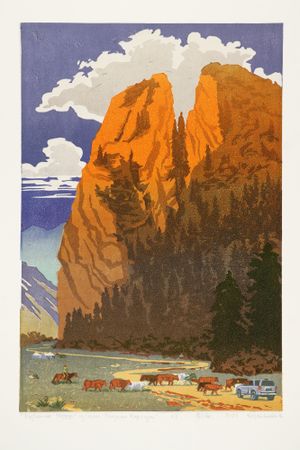 Кристина Коростель (Графика печатная - 
                  42 x 59.4 см) Разбитое сердце