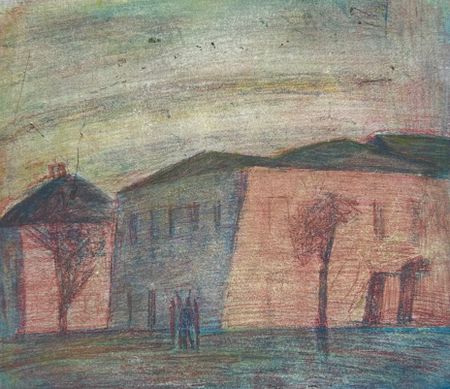 Сергей Козликин (Графика печатная - 
                  20 x 18 см) Возвращение
