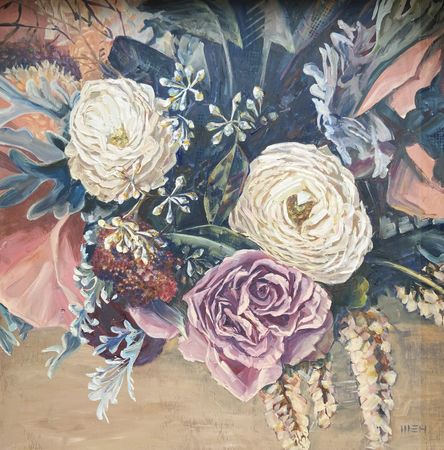 Алёна Шамайко (Картина, живопись - 
                  76 x 76 см) Цветочная пыльца