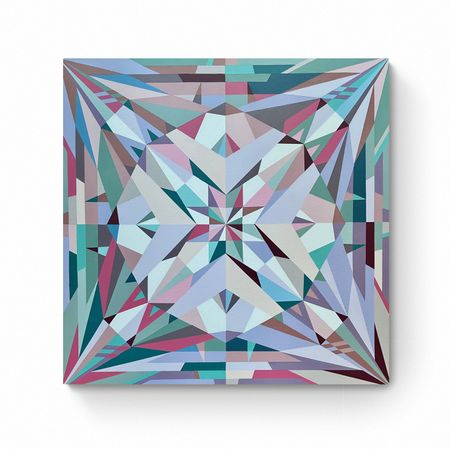 Марина Астахова (Картина, живопись - 
                  80 x 80 см) Crystal III