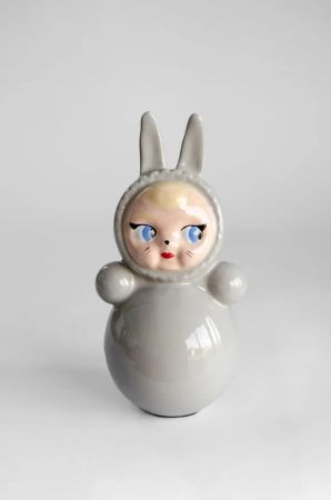 Ирина Веселова (Объект - 
                  12 x 20 см) Неваляшка Марта Зайка