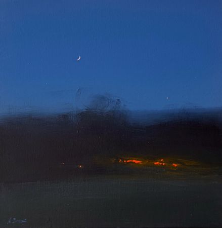 Александра Савина (Картина, живопись - 
                  40 x 40 см) Момент