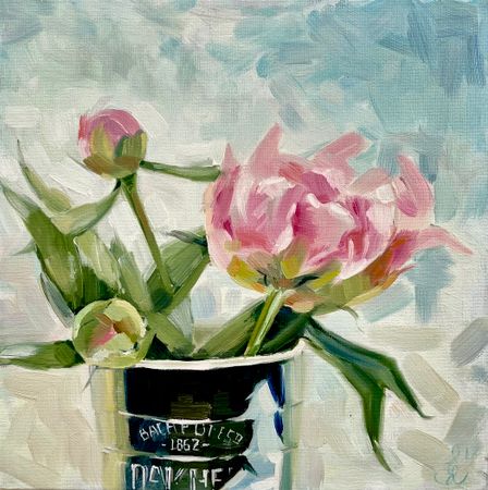 Эвелина Чернуцкая (Авторская графика - 
                  30 x 30 см) Утро 3