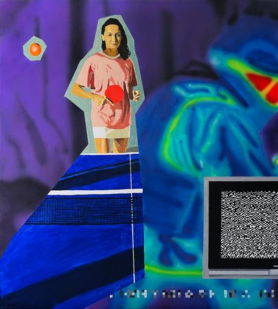 Марсель Ялалов (Картина, живопись - 
                  90 x 100 см) Blur 8. Thermal Imager