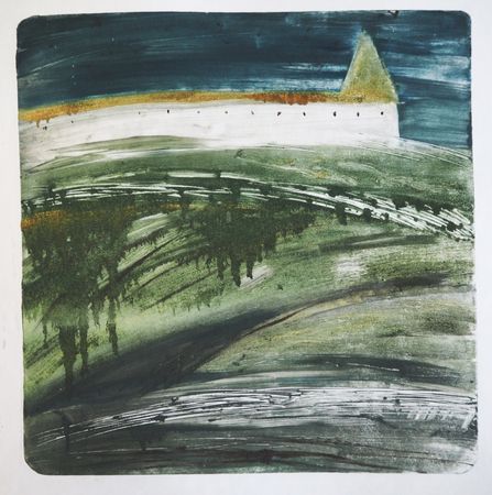 Полина Волкоморова (Графика печатная - 
                  50 x 50 см) Казань (4)