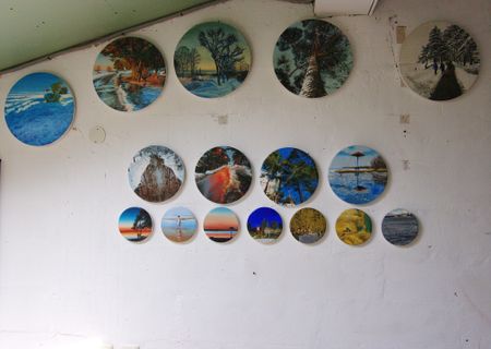 Алан Хатагты (Картина, живопись - 
                  15 x 15 см) Март