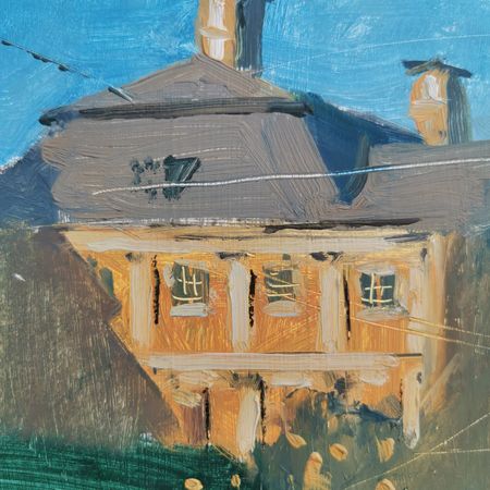 Регина Буглеева (Авторская графика - 
                  40 x 23 см) Меншиковский дворец