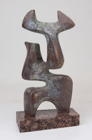 Сергей Борисов (Скульптура - 
                  17 x 33 см) Знак старины